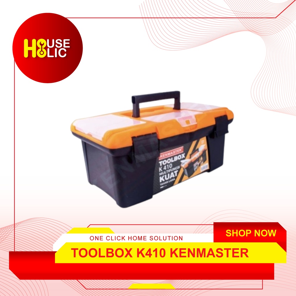 Toolbox B410 / Tool Box 16 Inch / Kotak Perkakas Plastik KENMASTER