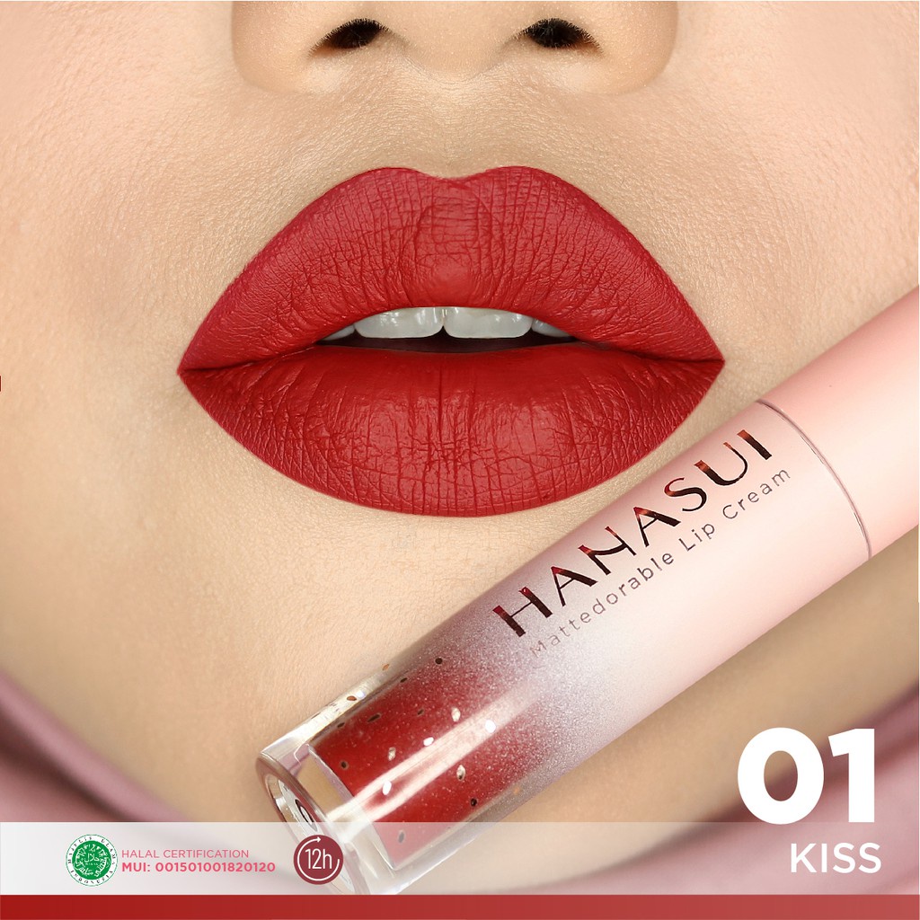 Hanasui Mattedorable Lip Cream 01 Kiss