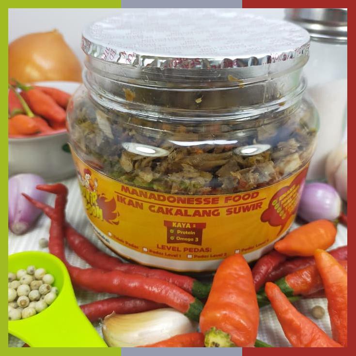 

Cakalang Suwir Khas Manado Level 1 300Gram Level 1