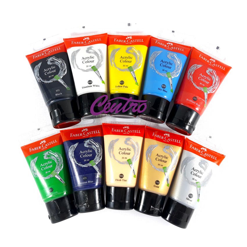 

PROMO Faber Castell Acrylic Colour 30 ml - Cat Akrilik Acrilic Acrilyc 30ml