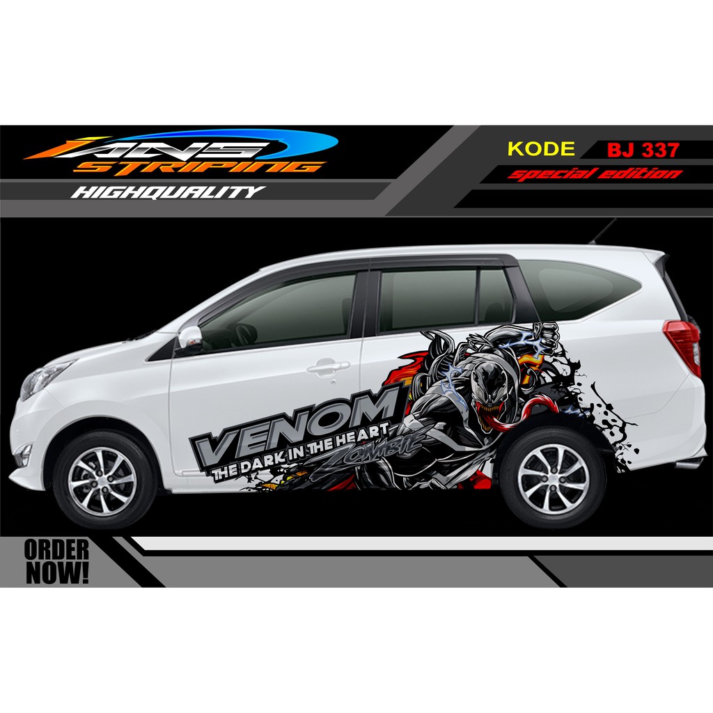 STIKER MOBIL SIGRA, CALYA , AVANZA / DECAL STICKER MOBIL / STIKER MOBIL