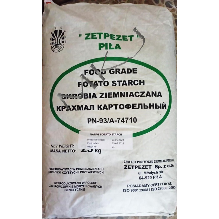 

Tepung | Tepung Kentang / Potato Starch Food Grade - 1 Zak