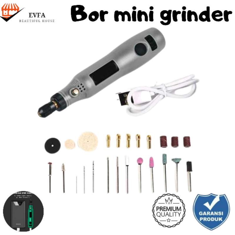 Jual Bor Mini Grinder Mini Drill Grinder Cordless Bor Elektrik Mini Bor ...