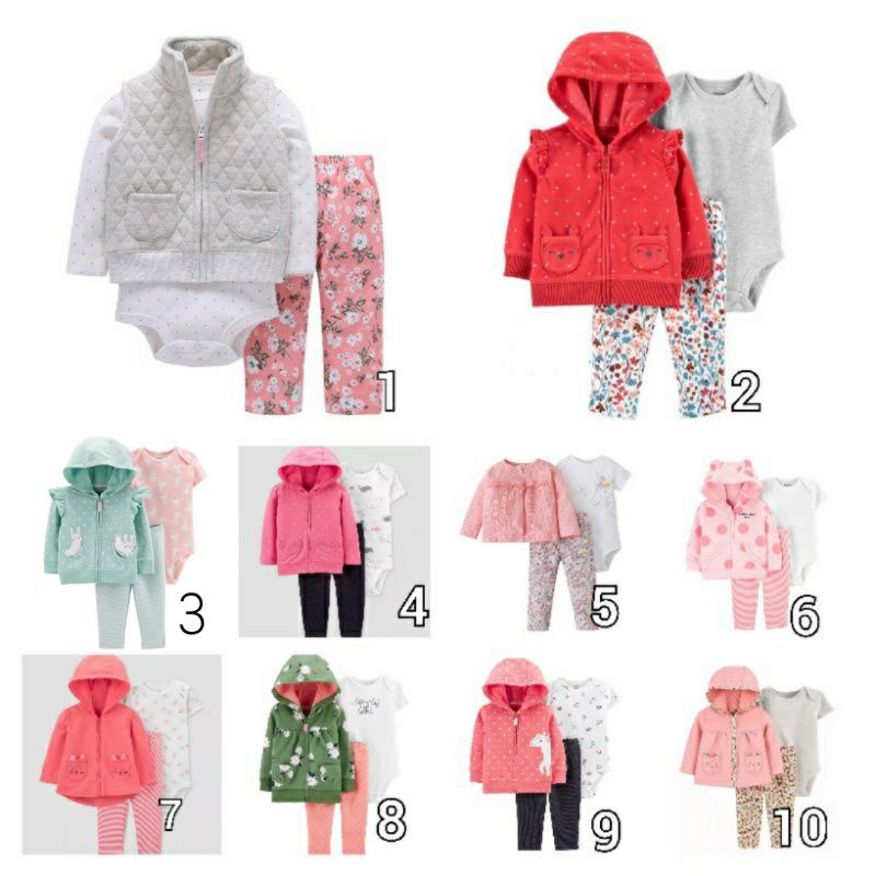 Original Jacket set/Pakaian Setelan Anak 3 in 1 / Set jaket