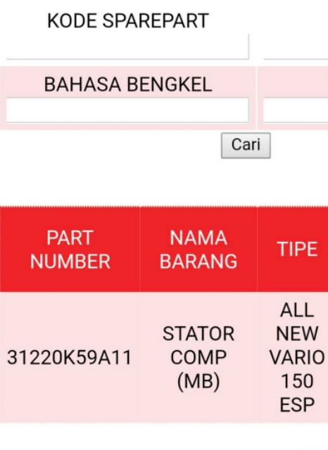 spul spol vario 150 - stator comp vario 150 - SENSOR CKP vario 150 set 31220-K59-A11 asli AHM