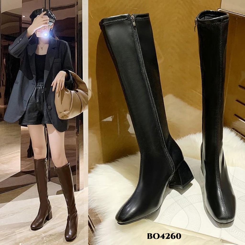 PRF RESTOCK Sepatu Long Boots Flat Korea BO4260