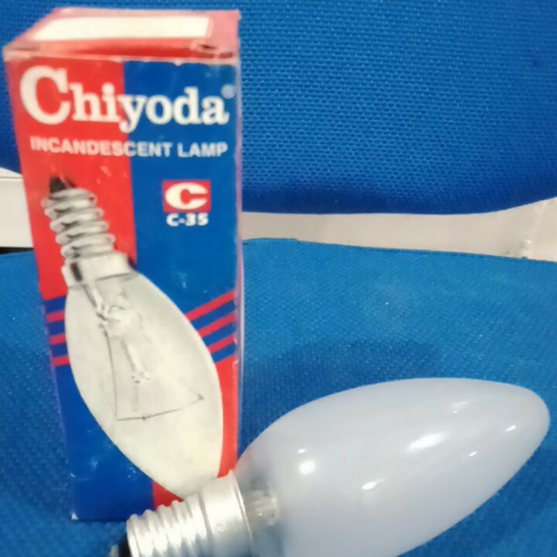 Lampu Chiyoda 10/40watt | E14 Jantung | Incandescent Lamp | FrostClear
