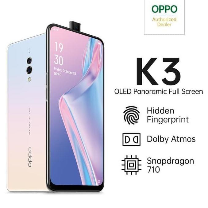 TERMURAH Oppo K3 Ram 6/64gb Garansi Resmi Oppo Indonesia - Hitam READY STOCK