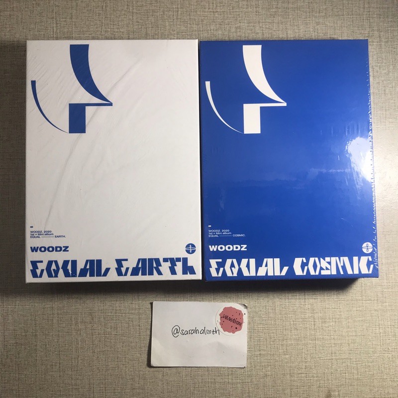 WOODZ equal earth debut album sealed poster