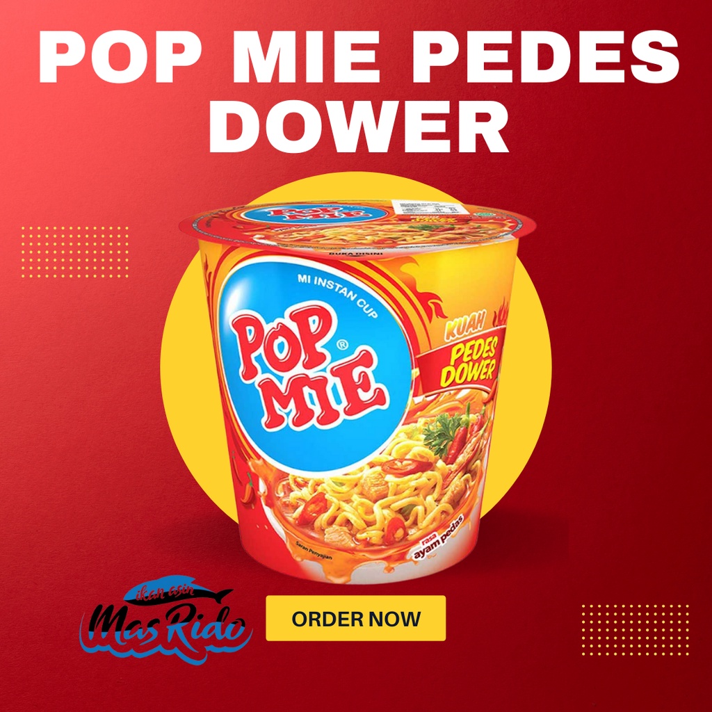 

POP MIE KUAH PEDES DOWER SUPER PEDAS HARGA TERMURAH