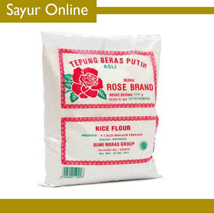 

Tepung Beras Rose Brand 500g