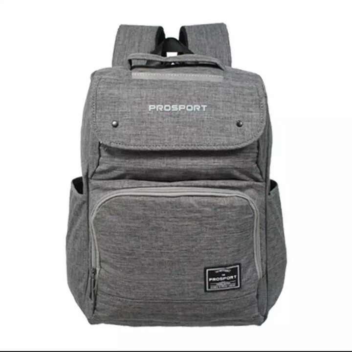 Prosport Tas Ransel Pria Dan Wanita Tas Fashion Backpack Original - Grey