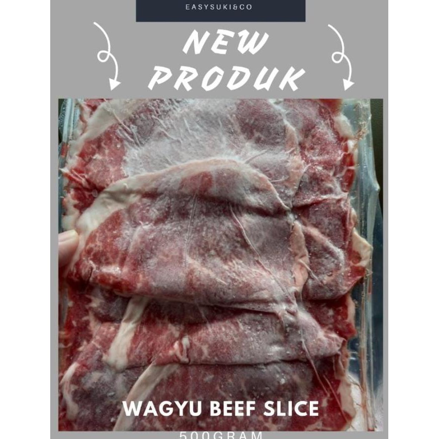 

Wagyu Beef Slice Premium 500Gram Halal Terenak Terempuk Terlaris Cutdifastore