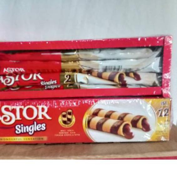 

PALING HOT!! KODE-655 Astor Singles Wafer Chocolate Roll isi 12 Pcs