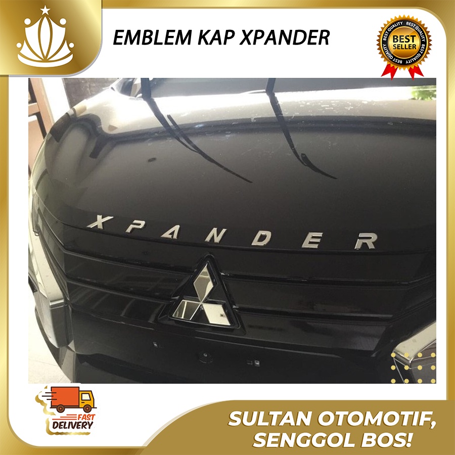 Emblem Logo Tulisan HURUF XPANDER Engine Hood Di Kap Mesin OEM PRODUCT