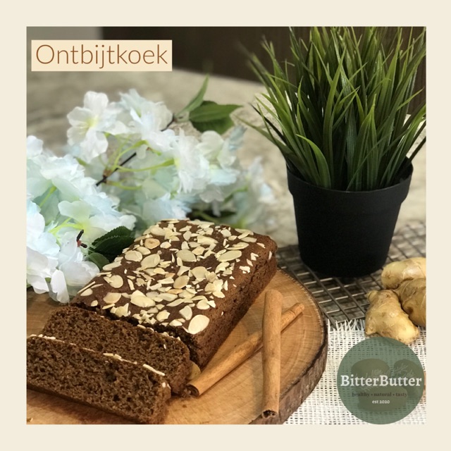 

Ontbijtkoek Gluten Free, sehat tanpa terigu dan gula putih. Low fat n Low Sugar. Ukuran 20x10cm