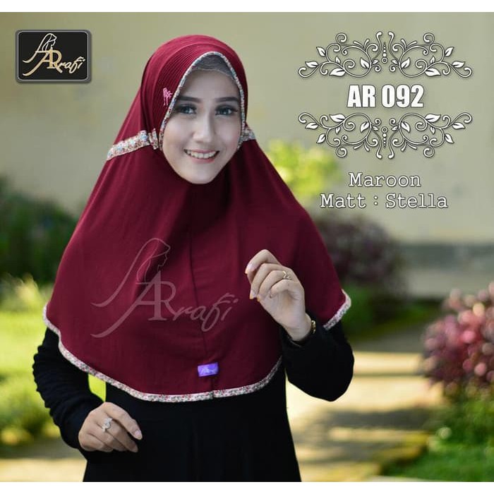 Promo!! Hijab Arrafi Ar 092 Std Talita Fully Terlaris!!