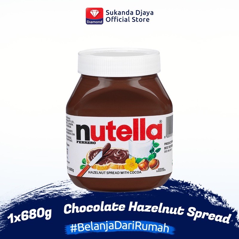 Nutella 680gr Exp Terbaru Exp Juli 2024 PROMO Termurah!! HALAL