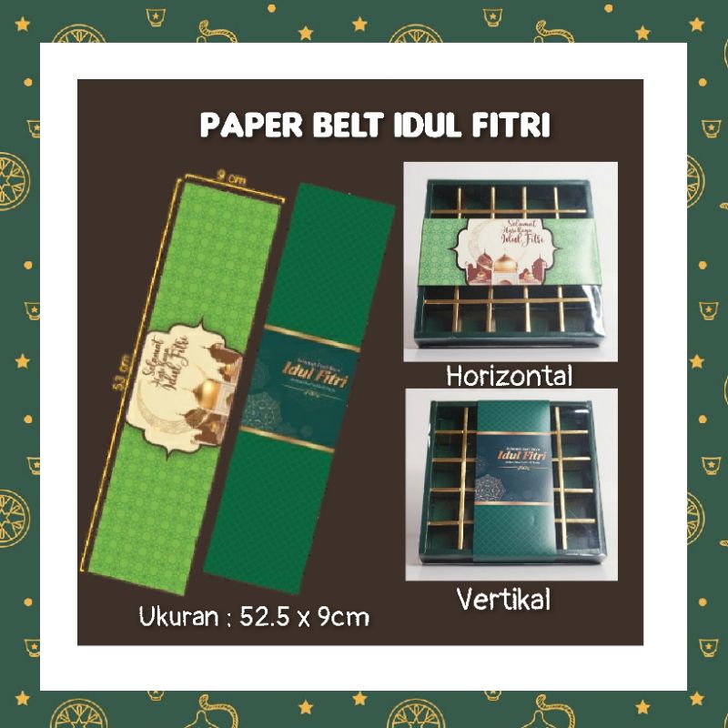 

Paper Belt Idul Fitri Paperbelt Lebaran Sabuk Sleeve
