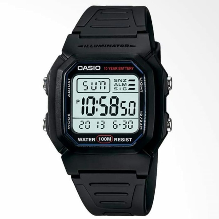 CASIO W-800H-1AV / W800H ORIGINAL & BERGARANSI