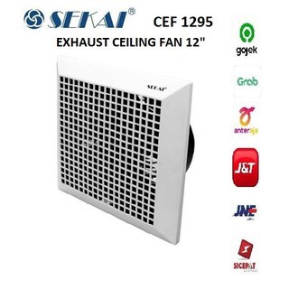 NEW SEKAI Exhaust Fan Plafon 12 Inch CEF 1295 - Hexos Ceiling CEF1295 12&quot;