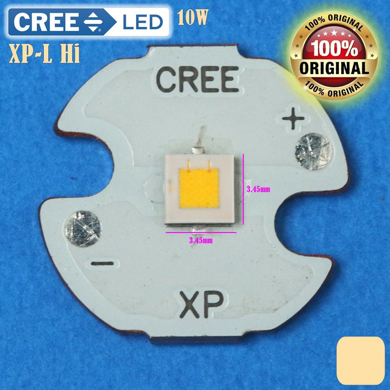 Ori Led Cree XP-L HI 4000K 3a XPL HIGH INTENSITY MOONLIGHT USA 16MM