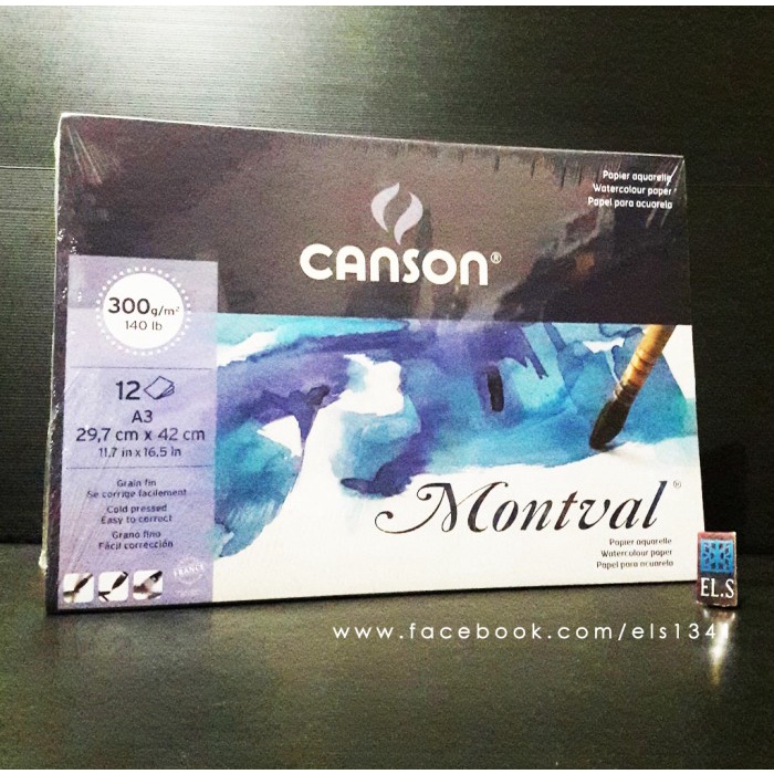 

Sketsagambar- Canson Montval Aquarelle A3 -Buku-Gambar-Sketsa.