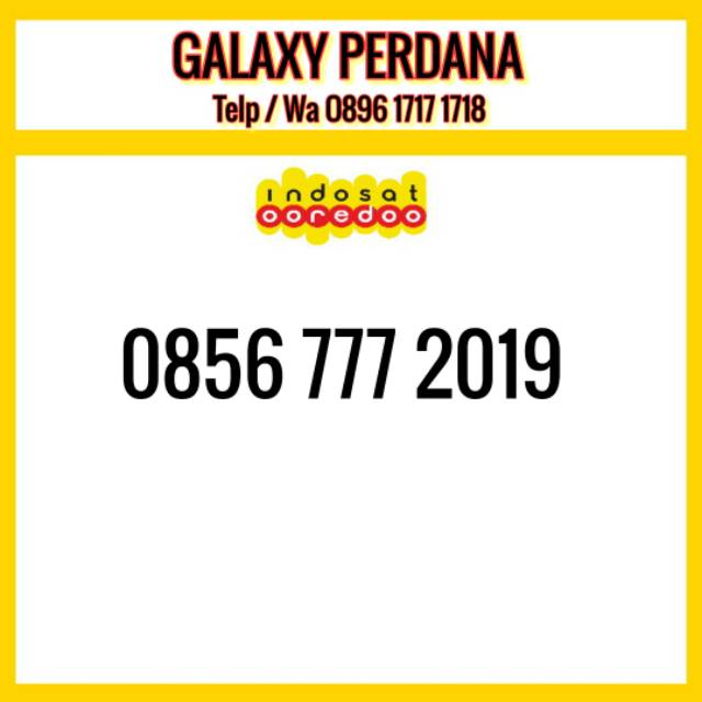 NOMOR CANTIK INDOSAT IM3 11 DIGIT SERI TAHUN O856 777 2019