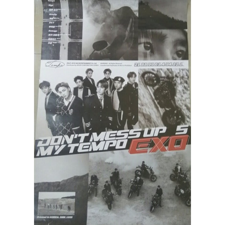 POSTER EXO, EXO CBX, BAEKHYUN