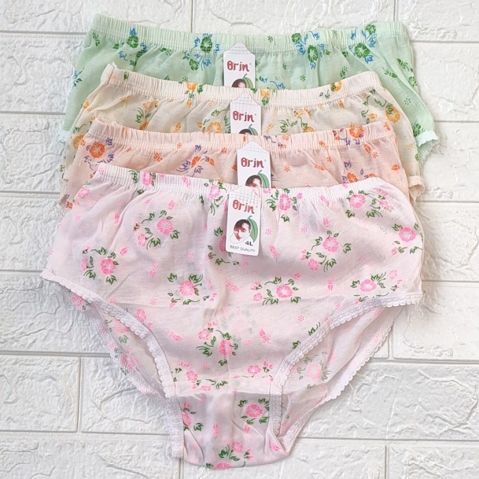 Celana Dalam Wanita Motif Orin GG Set Isi 6 Pcs