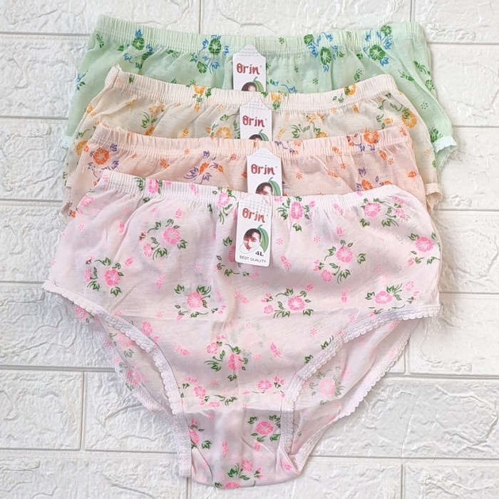 Celana Dalam Wanita Motif Orin GG Set Isi 6 Pcs