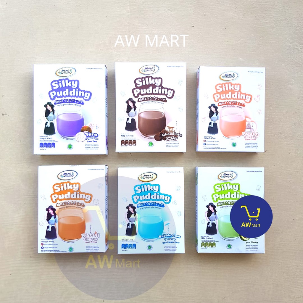 

SILKY PUDDING by MOM'S RECIPE 155 GRAM - ALL VARIAN - PUYO SILKY PUDDING - PUDING SUSU PUYO