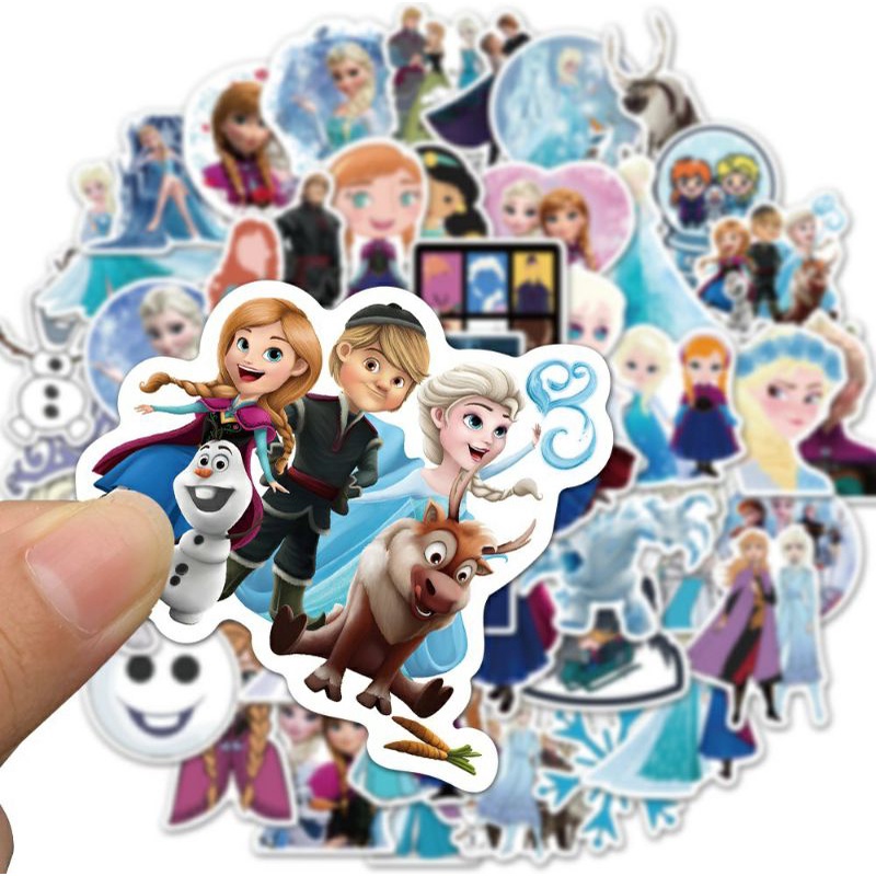 Stiker Frozen Princcess Elsa Anna Anti Air