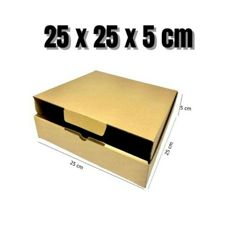 

KARDUS 25x25x5 DIE CUT KARTON COKLAT PACKAGING