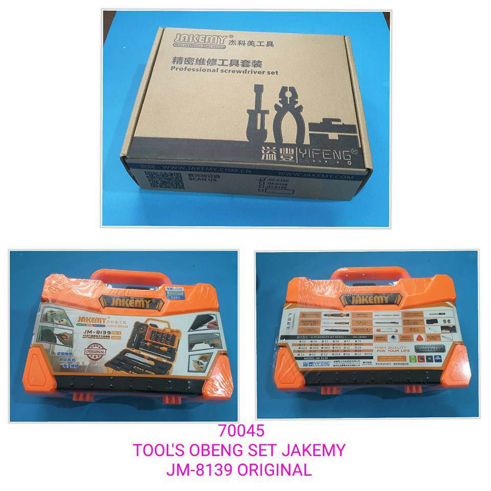 OBENG SET JAKEMY JM-8139 ORIGINAL
