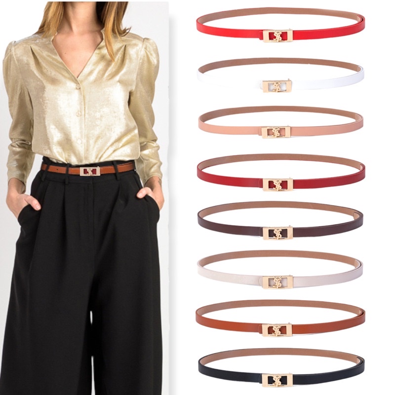UP [SMARTGIRL] Ikat  Pinggang Wanita Cantol Fashion Kulit PU Gasper Wanita Belt / Ikat pinggang wanita IMPORT 00243-00251