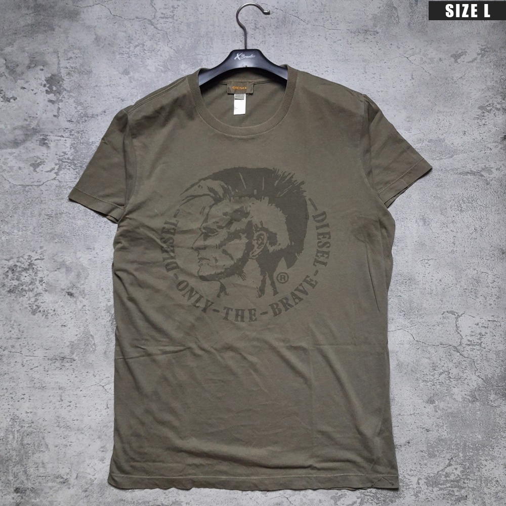 Kaos Diesel Green Marine Second Branded Original