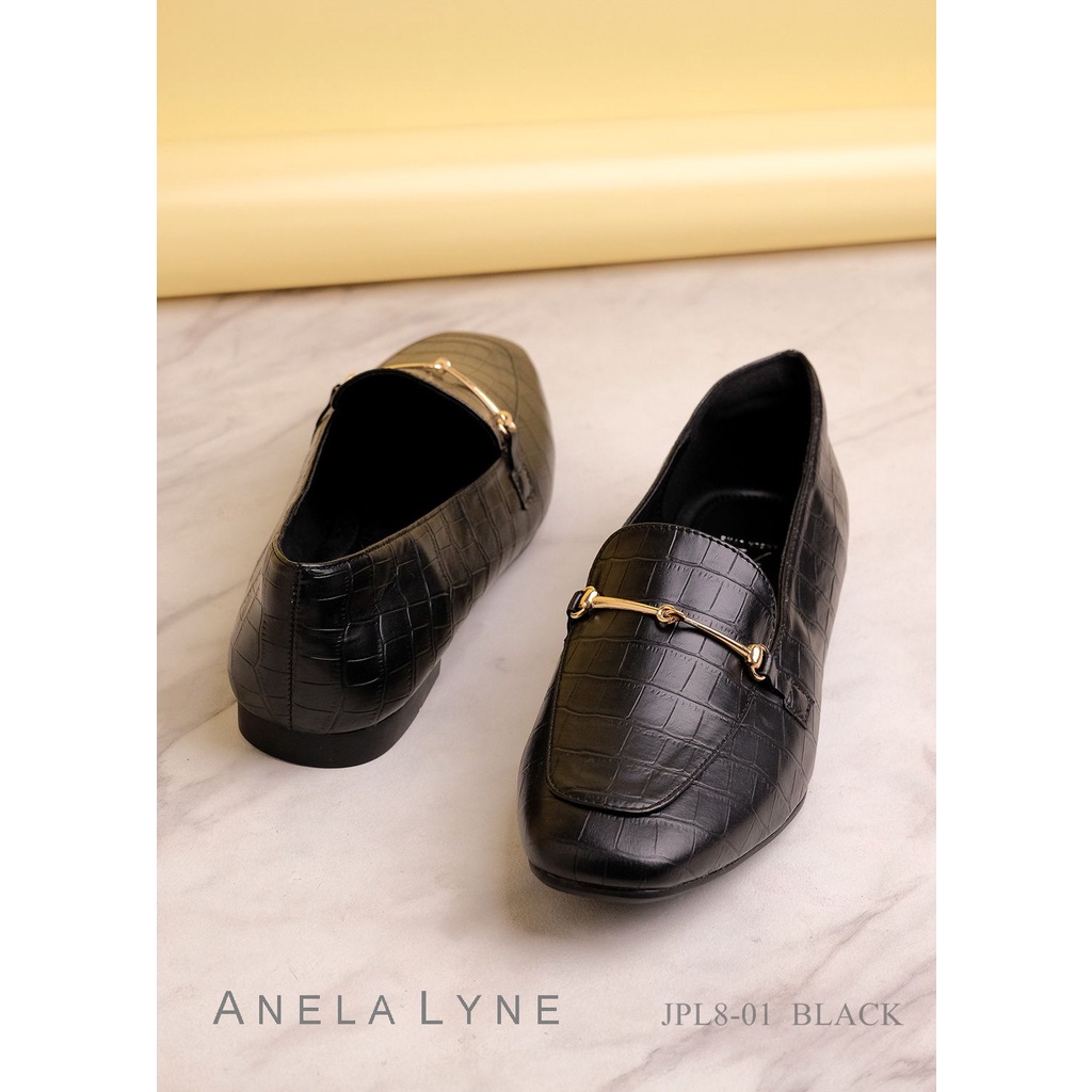 ANELA LYNE SEPATU LOAFERS LEATHER BEDELIA PL8-01 ORIGINAL