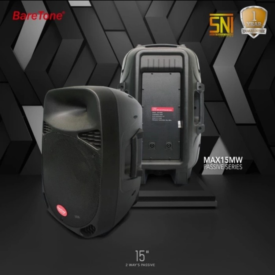 Paket speaker baretone 15 inch mixer 8 channel power outdoor lapangan