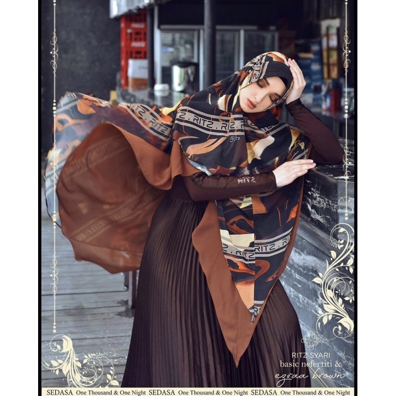 KHIMAR PRINTING EGRAA BY RITZ SYARI