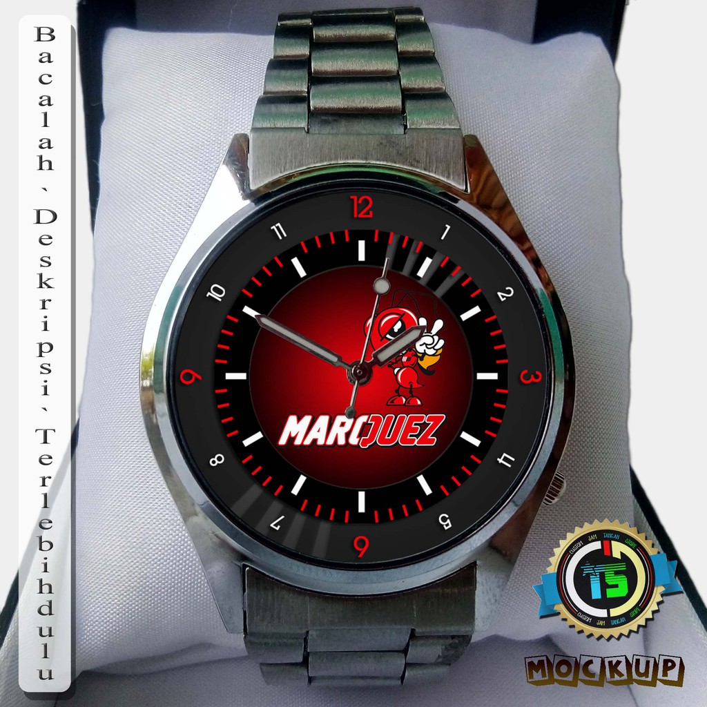 Jam Tangan MotoGp Marc Marquez 02 Stainless Steel | Custom Jam Tangan Store