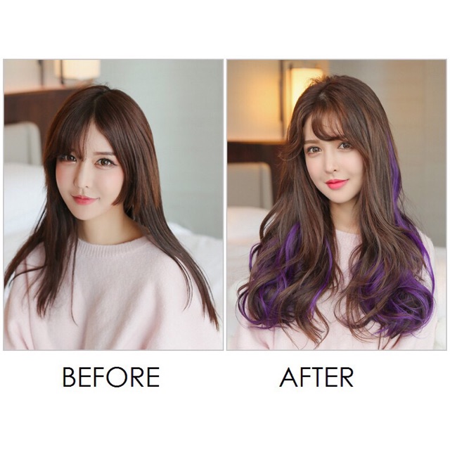 Hairclip ombre / ombre hair wavy bisa cuci catok berkualitas termurah