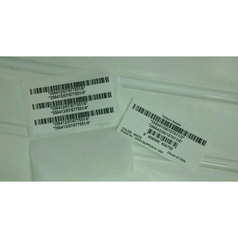 sticker imei samsung