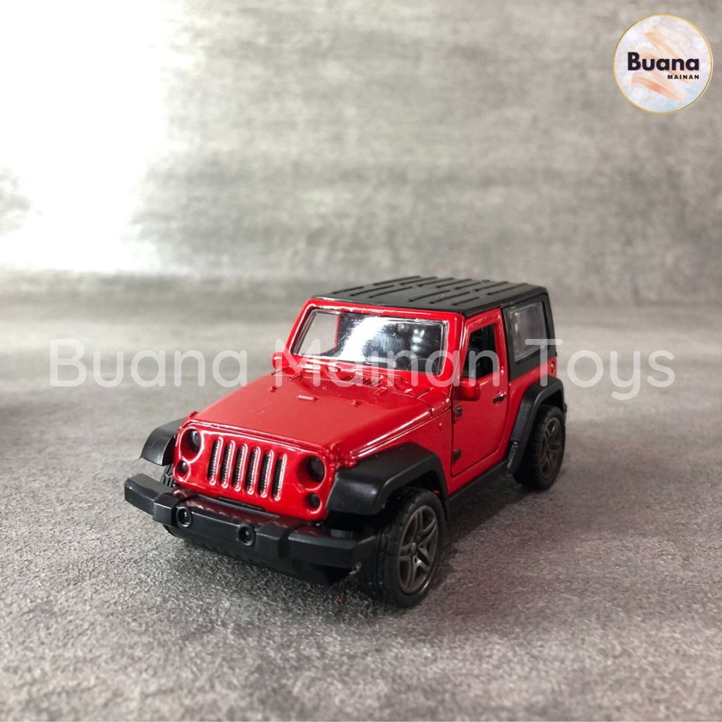 DIE-CAST MODEL WORLD JEEP 1:32 MOBIL MOBILAN ANAK DIECAST MINIATUR PAJANGAN