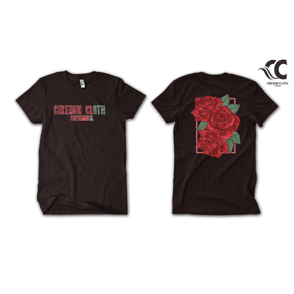 Cirebon cloth Rose original merchaindaise | Suport brand Lokal | T shirt Crbn_cloth