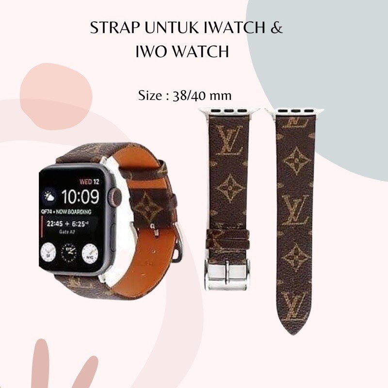 STRAP KULIT / LEATHER FOR IWATCH &amp; ANDROID