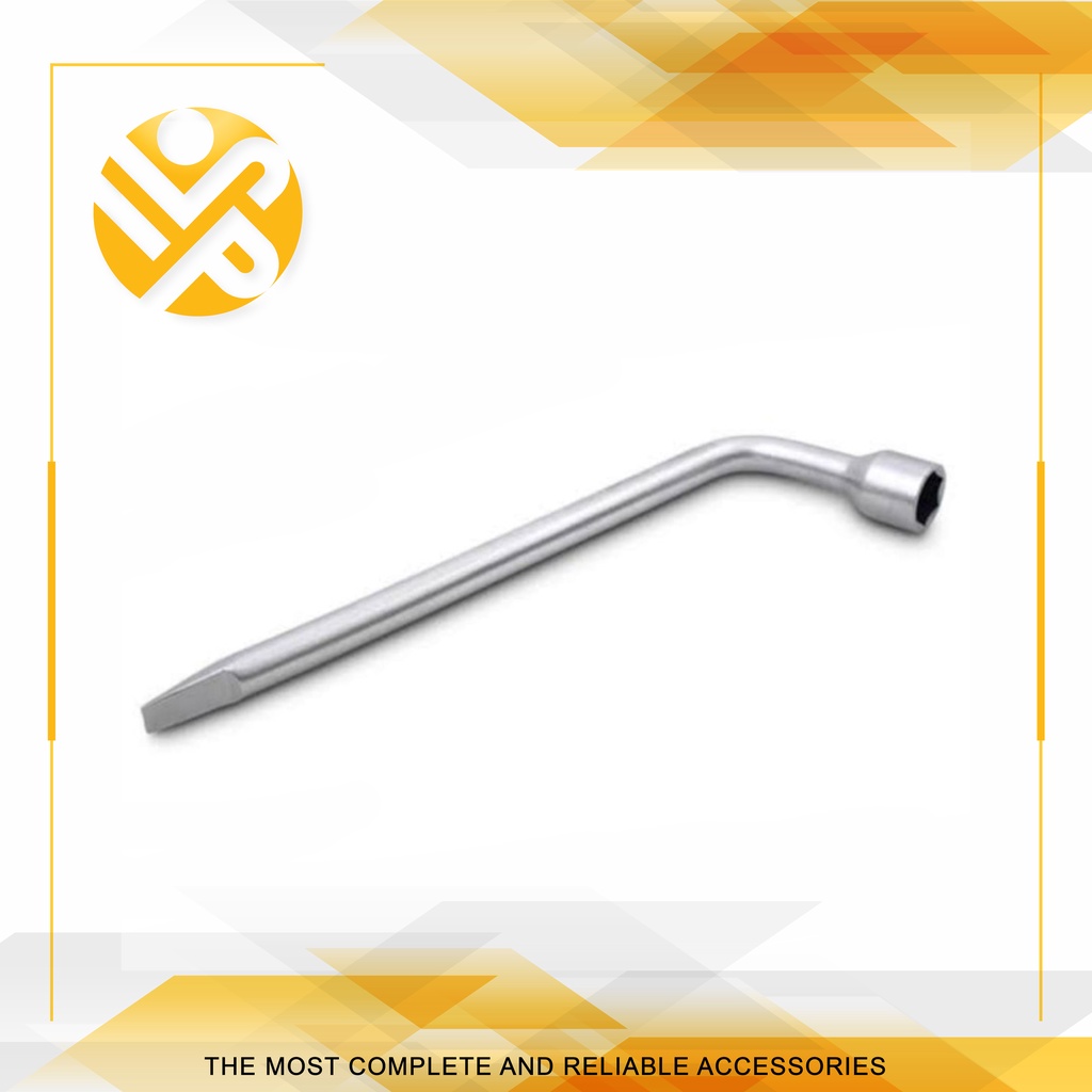 TEKIRO Kunci Roda L 19 mm + Congkelan Ban Mobil Motor