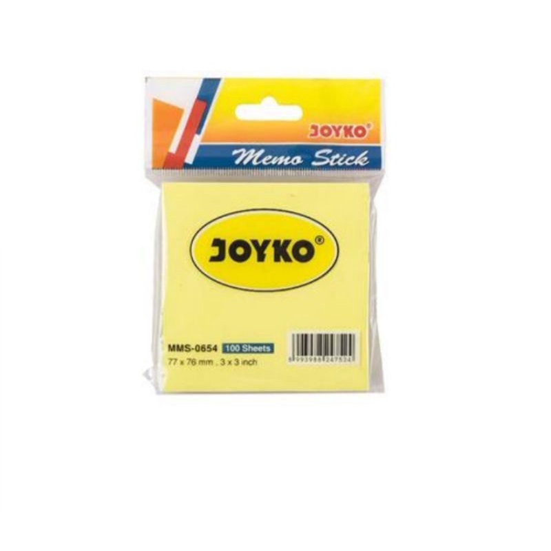 

MEMO STICK JOYKO WARNA KUNING ISI 100 MURAH/BARU