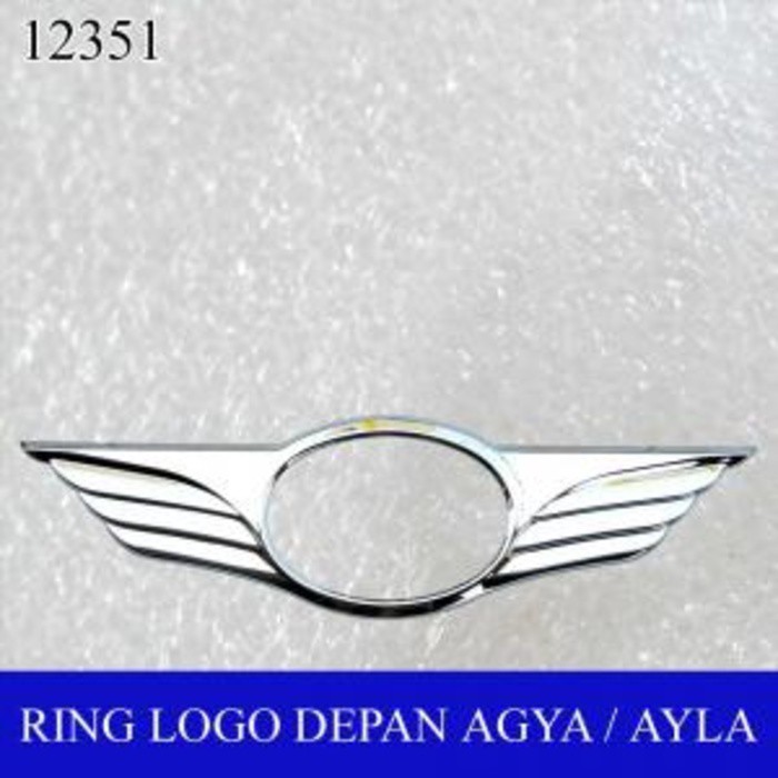 Ring Logo Depan Agya Chrome