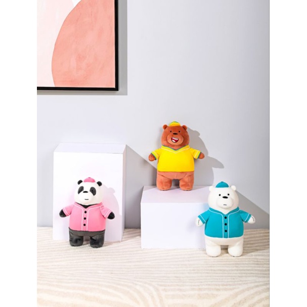 miniso boneka we bare bears lucu